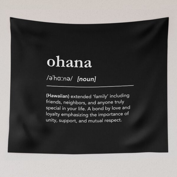 Item preview, Ohana definition word art black. Ohana meaning. Ohana pronunciation. Ohana Dictionary art. Ohana means family designed and sold by lagunaklein.