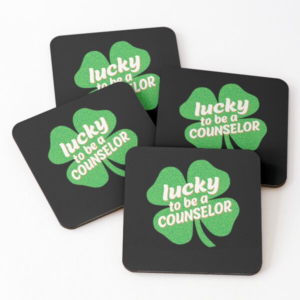 Item preview, School Counselor St Patrick, Lucky School Counselor,  Mental Health, Retro Shamrock Counselor designed and sold by behindthefacts.
