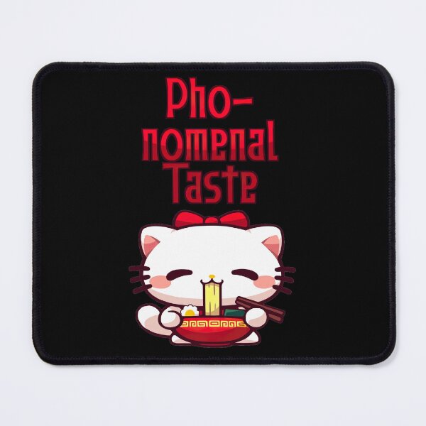 Item preview, Pho-nomenal Taste Ramen Cat Pun designed and sold by Yogimeister.