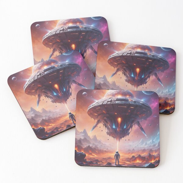 Item preview, Aliens Attack designed and sold by Geek-Girl-Art.