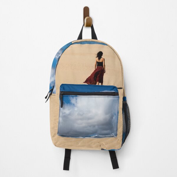 Item preview, Solitary Woman, Sandy Dunes, Cloudy Day designed and sold by IdoFriedmanArt.