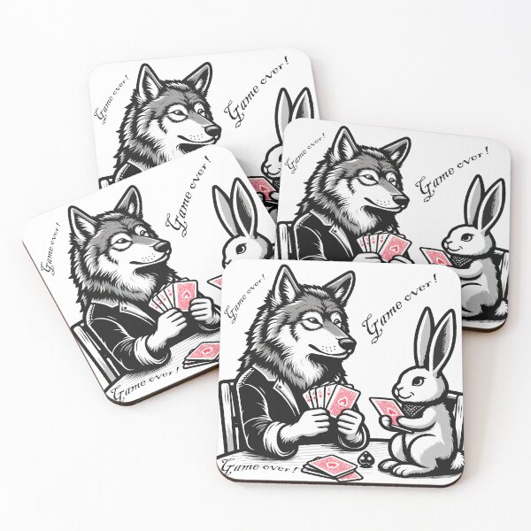 Item preview, Game over! Wolf and hare. designed and sold by jardraz.