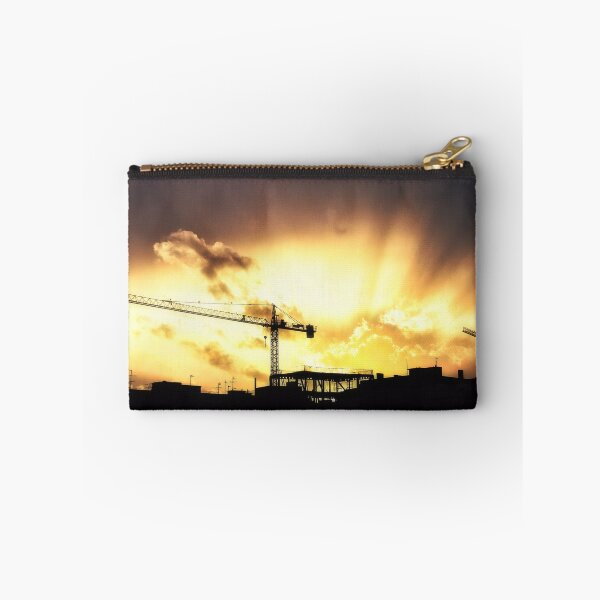 Item preview, Construction crane, Sunset Artwork, Sunset Photo designed and sold by IdoFriedmanArt.