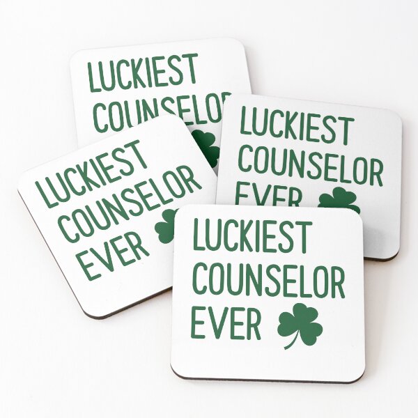 Item preview, School Counselor St Patrick, Lucky School Counselor, Mental Health, Retro Shamrock Counselor designed and sold by behindthefacts.