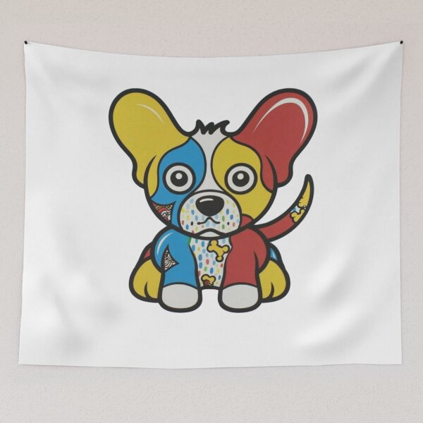 Item preview, Playful Graffiti Dog designed and sold by badjershop.