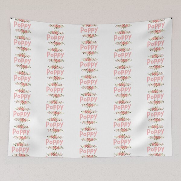 Item preview, Flower Poppy Name Label designed and sold by NafilNafiz.