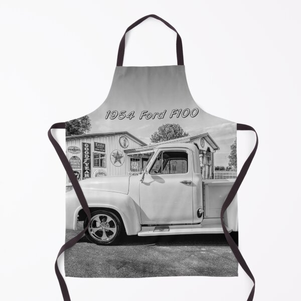 Item preview, 1954 Ford F100 Truck Side Text Grayscale designed and sold by mljdwhite.