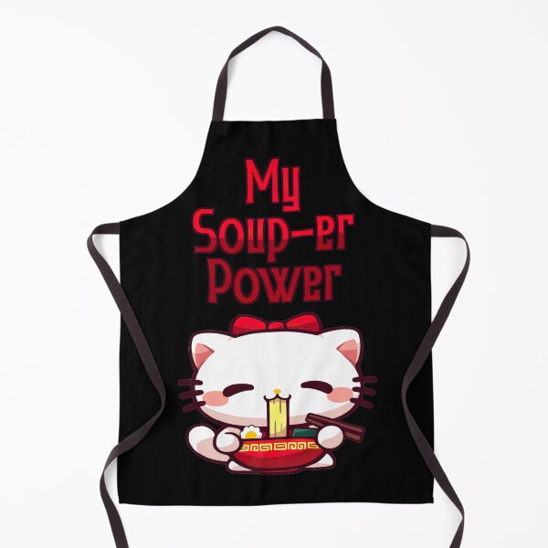 Item preview, My Soup-er Power, Ramen Cat Pun designed and sold by Yogimeister.