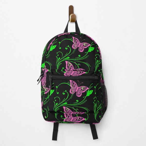 Item preview, Butterfly Symmetry: Mashup  Pink LIme Green Tones Art Pattern designed and sold by LLdreams.