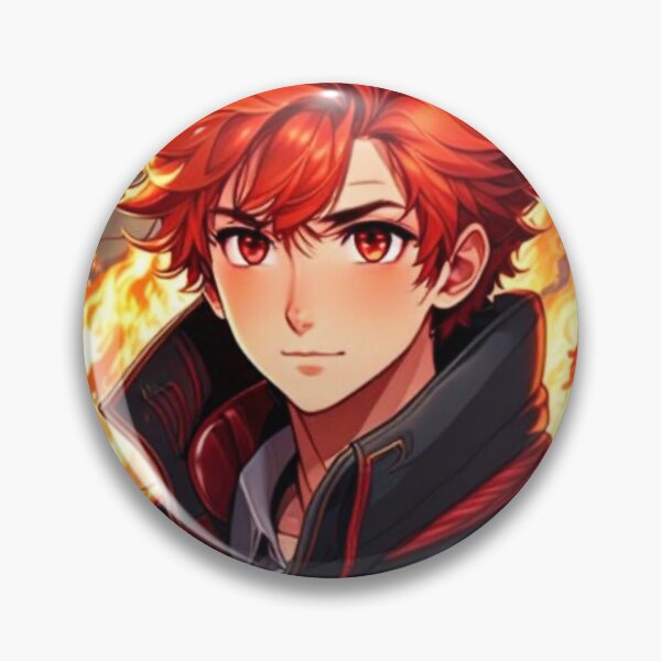 Item preview, Cool Anime Guy on Fire designed and sold by ExaltedCharm.