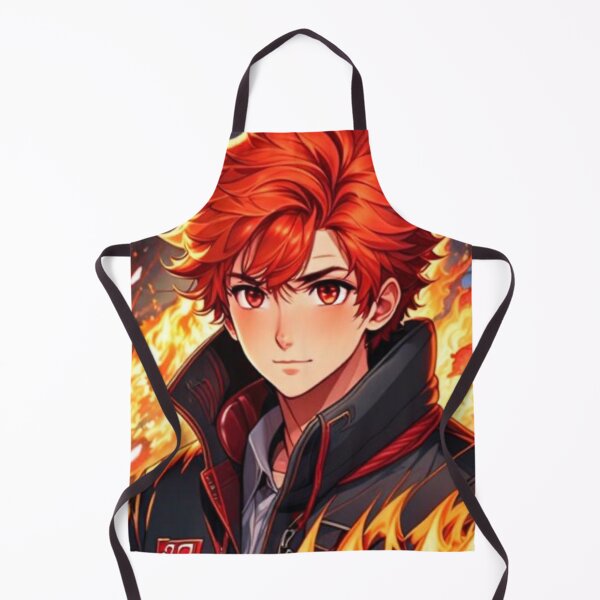 Item preview, Cool Anime Guy on Fire designed and sold by ExaltedCharm.