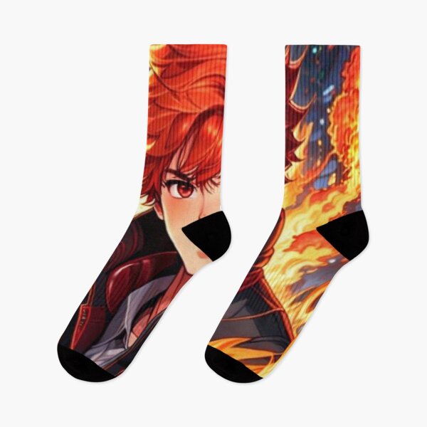 Item preview, Cool Anime Guy on Fire designed and sold by ExaltedCharm.