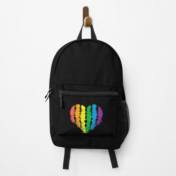 Item preview, Rainbow Heart minimalistic design designed and sold by SweetLimeShop.