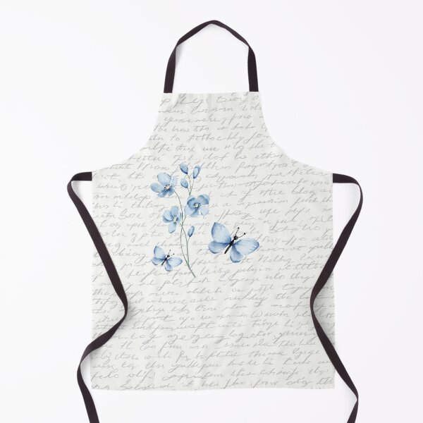 Item preview, Blue watercolour butterflies and flowers designed and sold by FlossOrFi.