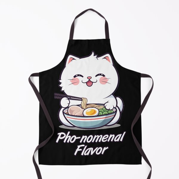 Item preview, Pho-nomenal Flavor Ramen Cat Pun designed and sold by Yogimeister.