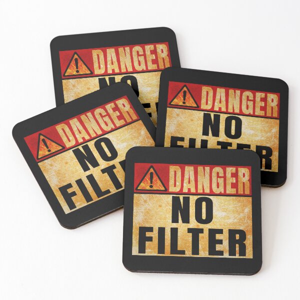 Item preview, Danger. No Filter. designed and sold by Angry Swan Designs.