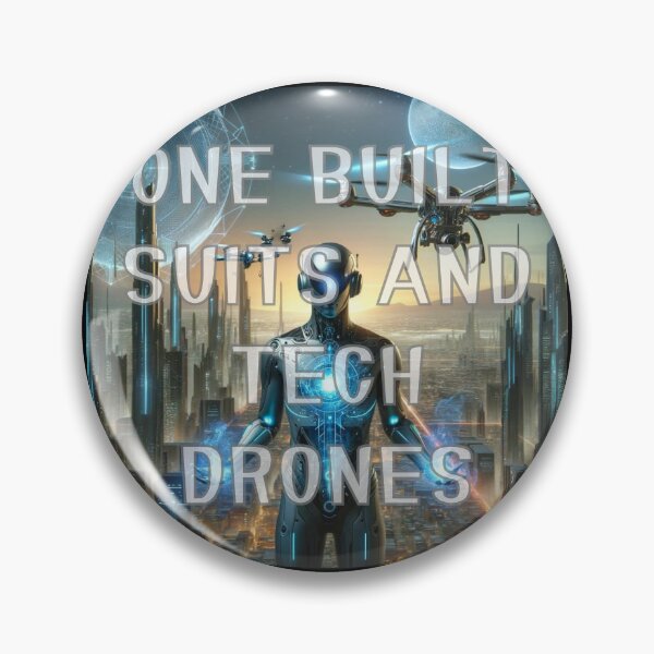 Item preview, One built suit and tech drones designed and sold by LuxProCoolShirt.
