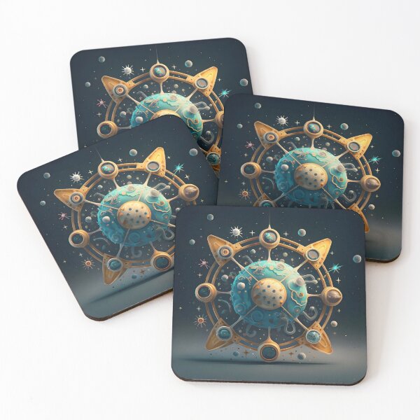 Item preview, space planet with stars designed and sold by QuantumAbstract.