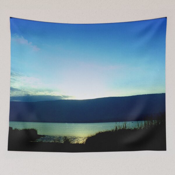 Item preview, Sunrise over a lake, Lakeside Art designed and sold by IdoFriedmanArt.