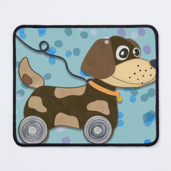Item preview, Vintage Pull Pup designed and sold by AdriaCaps Art & Design.