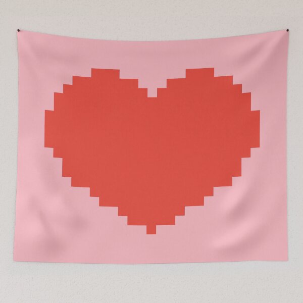 Item preview, Valentine Pixel Heart designed and sold by HyperTextHero.
