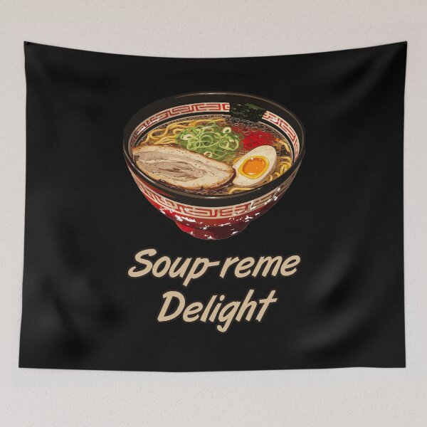 Item preview, Soup-reme Delight Ramen Pun designed and sold by Yogimeister.
