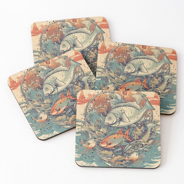 Item preview,  "Oceanic Connections: Fish Holder, Fishing Community, Fishkeeper" designed and sold by LuNkyRose.