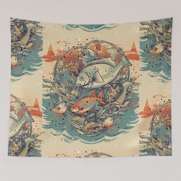 Item preview,  "Oceanic Connections: Fish Holder, Fishing Community, Fishkeeper" designed and sold by LuNkyRose.
