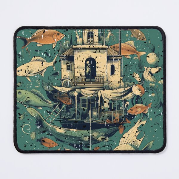 Item preview, "Oceanic Connections: Fish Holder, Fishing Community, Fishkeeper" designed and sold by LuNkyRose.
