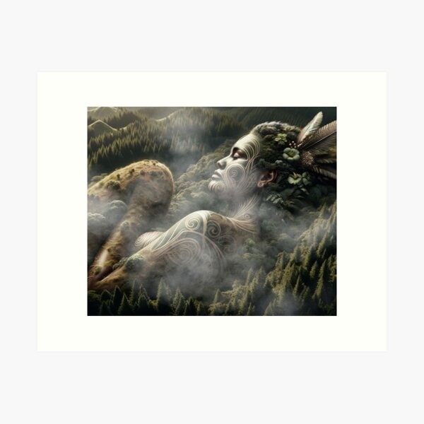 Item preview, Papatuanuku Maori Goddess, Earth Mother designed and sold by ImageWearz.