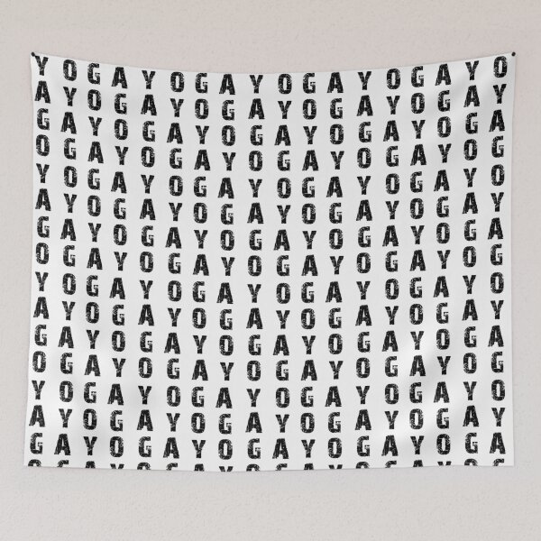Item preview, Yoga, palabra en primer plano asana designed and sold by Meeman.