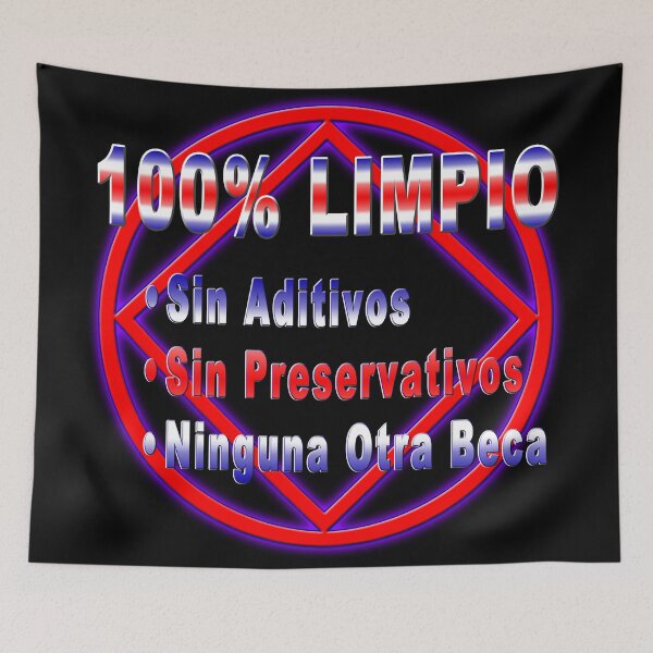 Item preview, NA Spanish - 100% NA Clean Tee designed and sold by NA-WEARS.