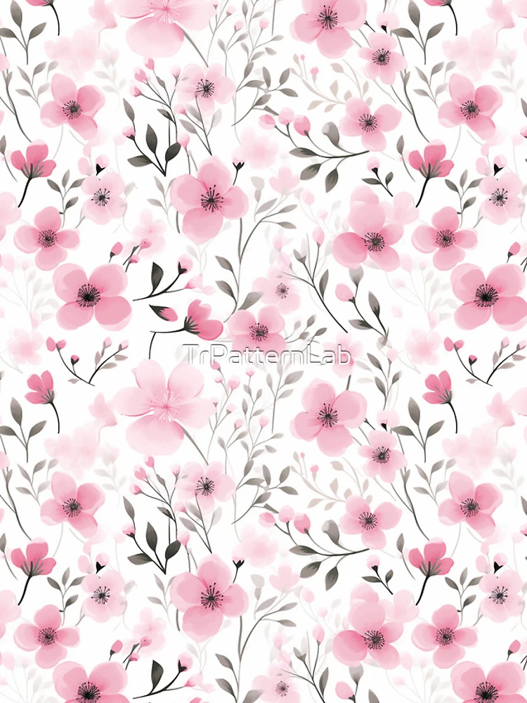 Thumbnail 5 of 5, iPhone Case, Pink floral pattern designed and sold by TrPatternLab.
