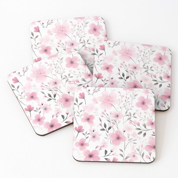 Item preview, Pink floral pattern designed and sold by TrPatternLab.
