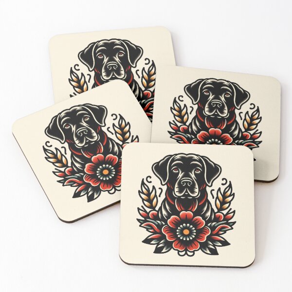 Item preview, Labrador Traditional Tattoo Design designed and sold by GiovanniConti.