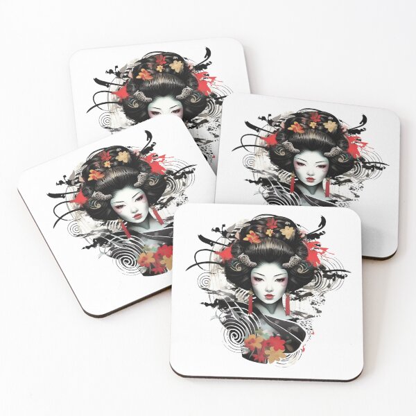 Item preview, Mystic Elegance: Portrait of a Geisha_16 designed and sold by BorczVisuals.