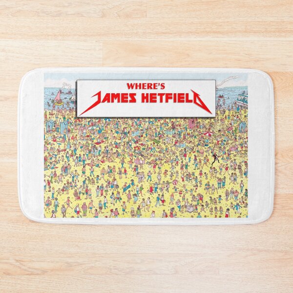 Item preview, Where's James Hetfield (fan art) Metallica designed and sold by Robbie Labrum.