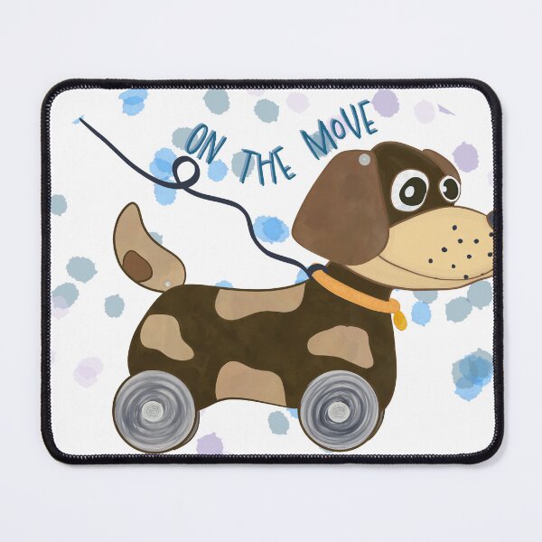 Item preview, On The Move Pull Pup designed and sold by AdriaCaps Art & Design.