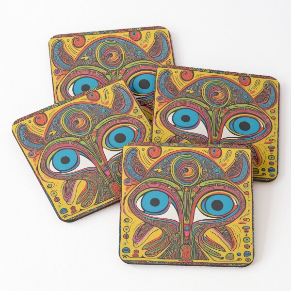 Item preview, Ethnic Alien Painting  designed and sold by Owl-o-the-wisp.