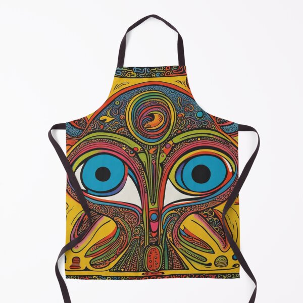Item preview, Ethnic Alien Painting designed and sold by Owl-o-the-wisp.