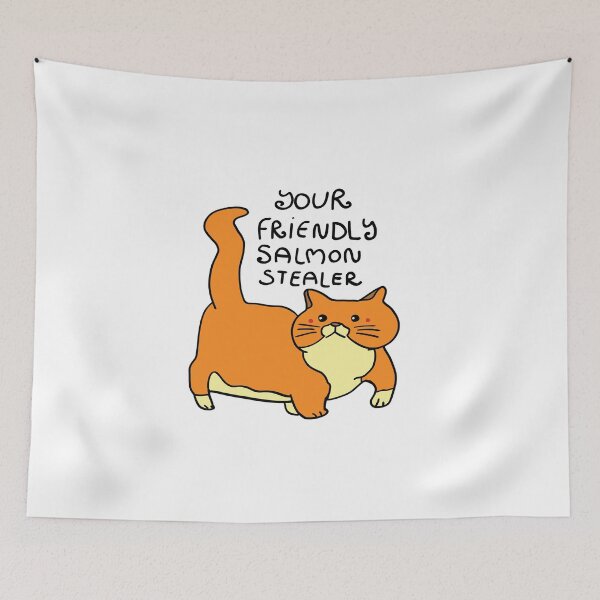 Item preview, Your friendly salmon stealer cat designed and sold by HidingCat.