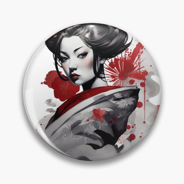 Item preview, Mystic Elegance: Portrait of a Geisha_17 designed and sold by BorczVisuals.