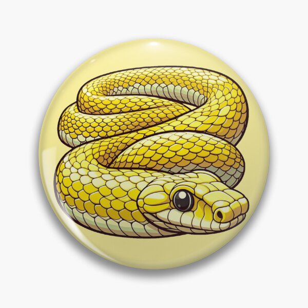 Item preview, Yellow Snake Python Animal for Reptile Lovers designed and sold by dimaxstore.