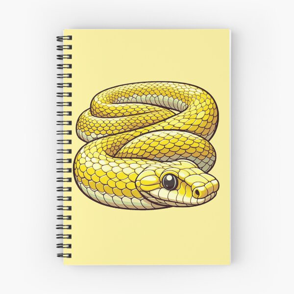Item preview, Yellow Snake Python Animal for Reptile Lovers designed and sold by dimaxstore.