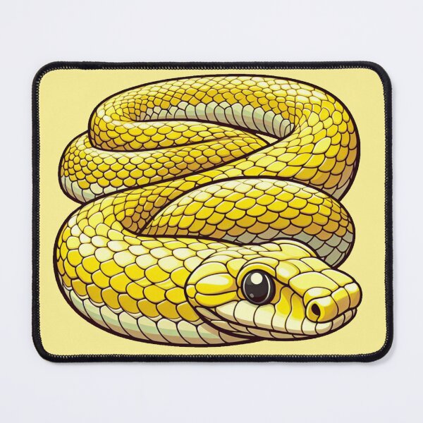 Item preview, Yellow Snake Python Animal for Reptile Lovers designed and sold by dimaxstore.