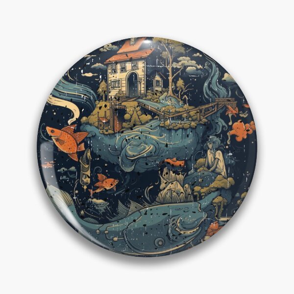 Item preview, Embracing the Depths: Fish Holder, Fishing Community, Fishkeeper designed and sold by LuNkyRose.
