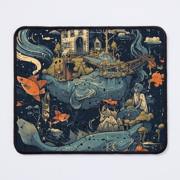 Item preview, Embracing the Depths: Fish Holder, Fishing Community, Fishkeeper designed and sold by LuNkyRose.