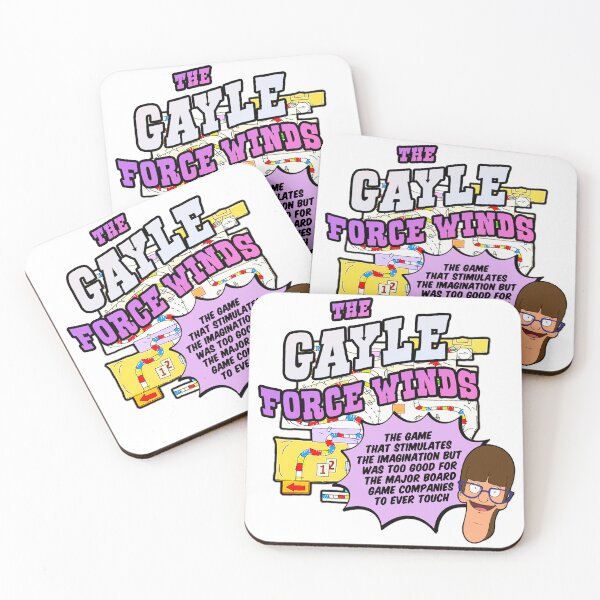 Item preview, The Gayle Force Winds Board Game parody cover box art ad commercial design designed and sold by morgan138.