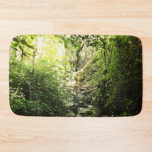 Item preview, Sunlit Forest, Hidden Brook, Green Landscape designed and sold by IdoFriedmanArt.