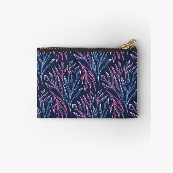 Item preview, Pastel leaves (dark blue background) designed and sold by Julia Tsilman.